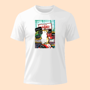 Polera De todo para un Gato Feliz