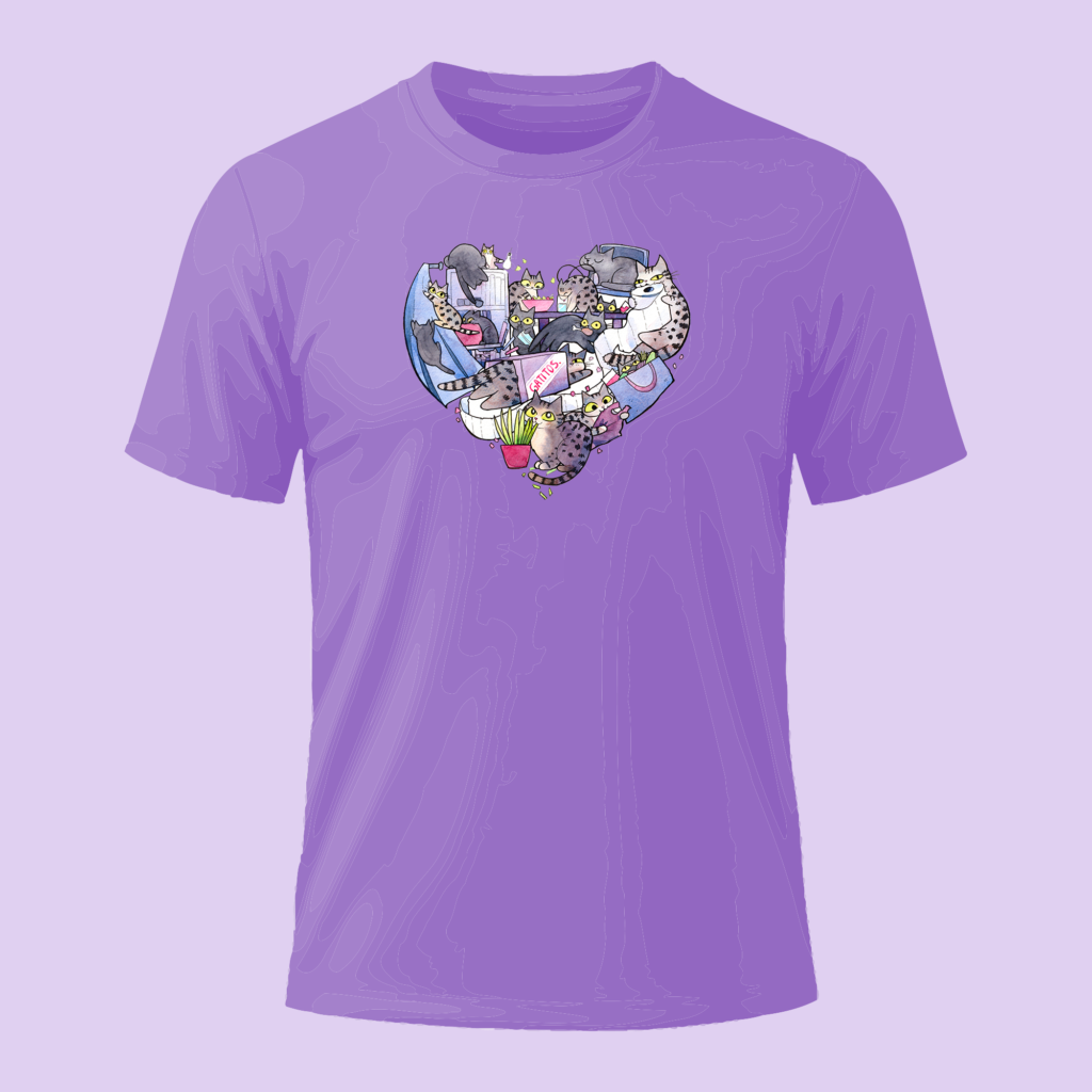 Gatos malulos - Morado
