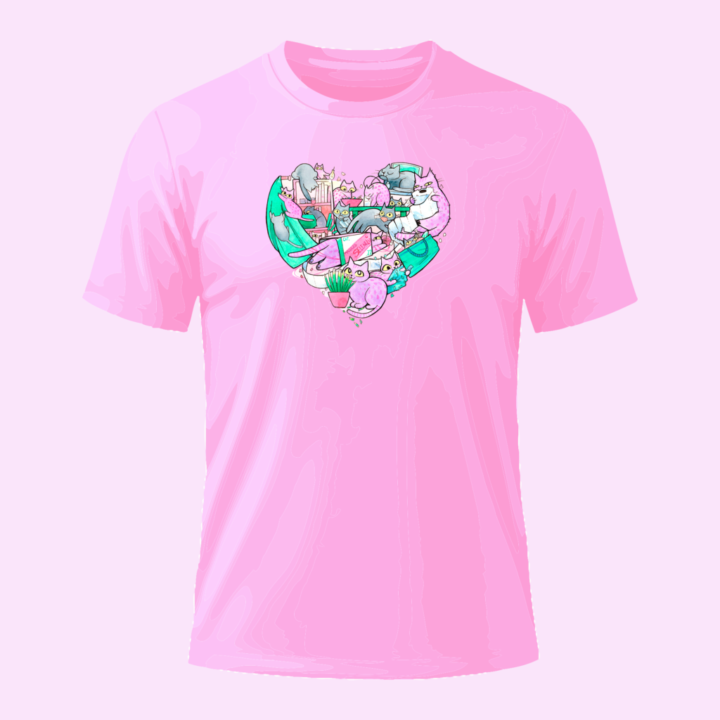 Gatos malulos - Rosa