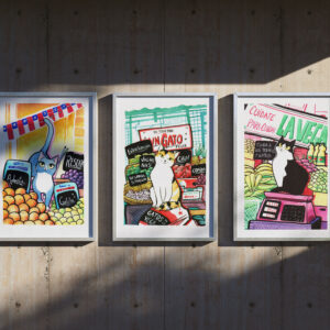 Serie Prints Ayuda a los Gatos